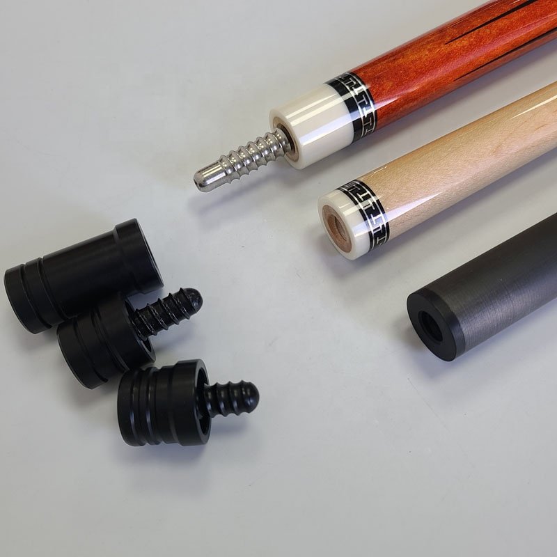 NEW Pool Carbon Cue Set 58inch+12.5mm Radial Pin Sticker Decal Hard Maple Wood with 2shafts Billiard Cues Stick for American