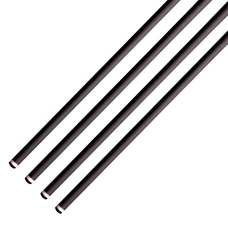 TQG-LC-085 1/2 Split 12..5mm with Multiple Designs Steel Joint and Label Maple Butt Billiards Cue Carbon Fiber Pool Cue