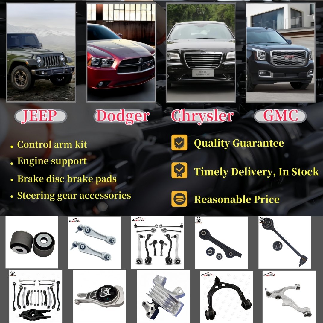 China Auto Suspension Parts Manufacturer Janmpar Wholesalises Ball Joints for Dodge Chrysler Jeep Gmc Control Arm Accessories