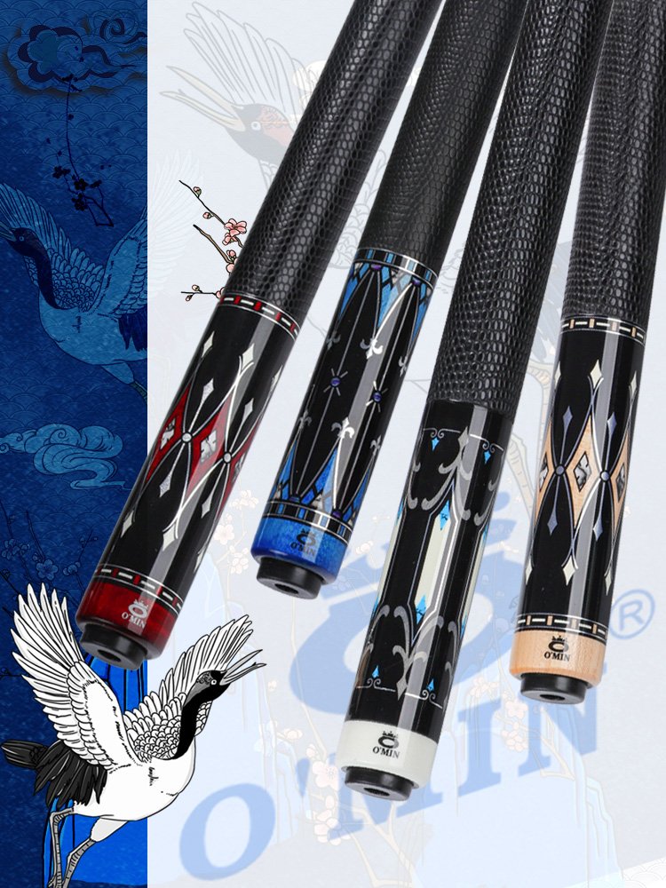 OMIN XF-C1-5 Billiard Pool Cue Adjustable Weigh Billiard Cue Stick Kit Leather Grip 12.8mm Tip Radial Pin Pool Cue
