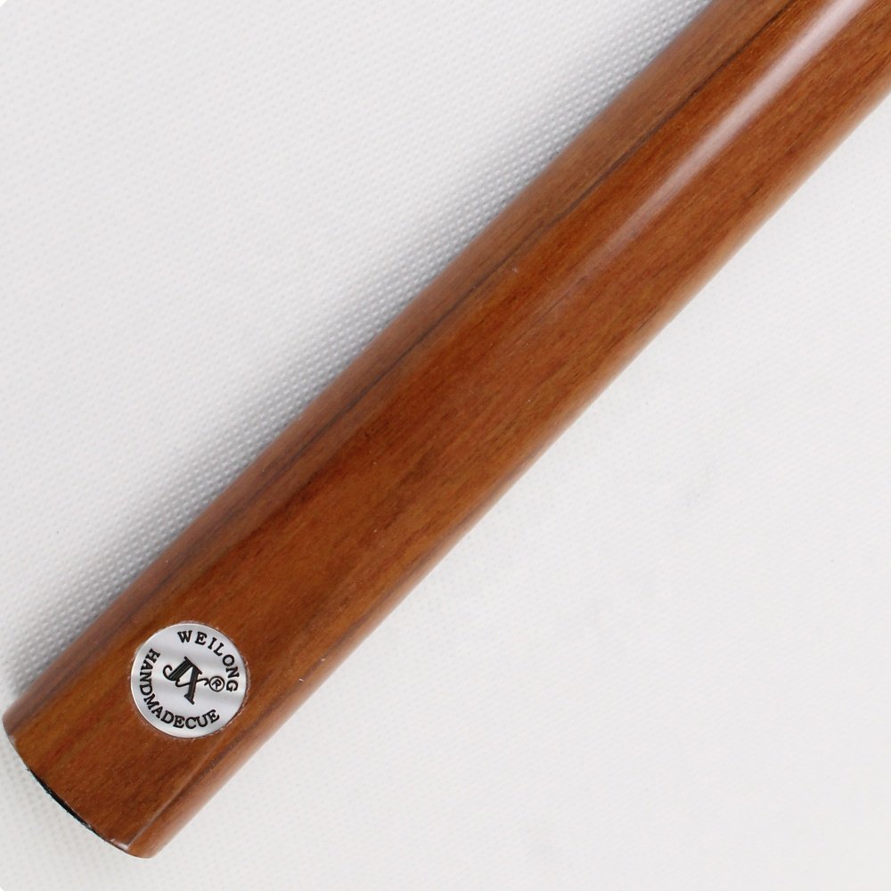 TQG-JX-010 109cm Tip Ebony Ash Wood Walnut Butt Sleeve Stainless Steel Joint Ash 10mm Single Stick White Wax Wood Snooker Cue