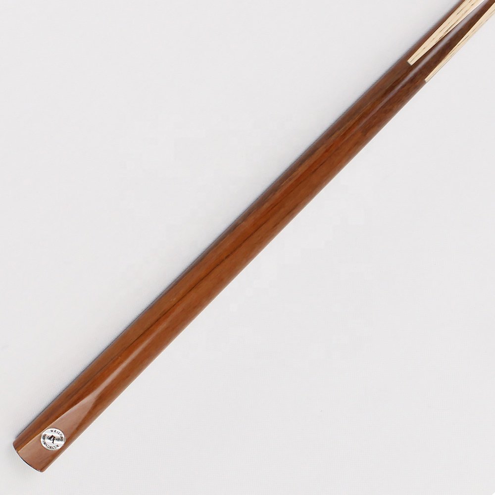 TQG-JX-010 109cm Tip Ebony Ash Wood Walnut Butt Sleeve Stainless Steel Joint Ash 10mm Single Stick White Wax Wood Snooker Cue