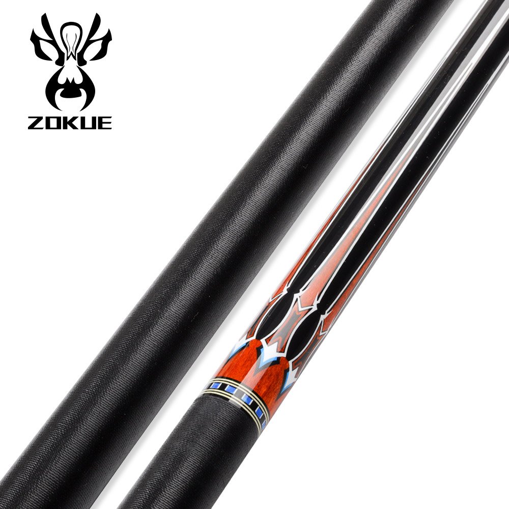 ZOKUE Russian Billiard Cue 160cm 12.75mm Radial Pin Billiard Cue Stick Featured Canadian Hard Maple Pool Cue Stick