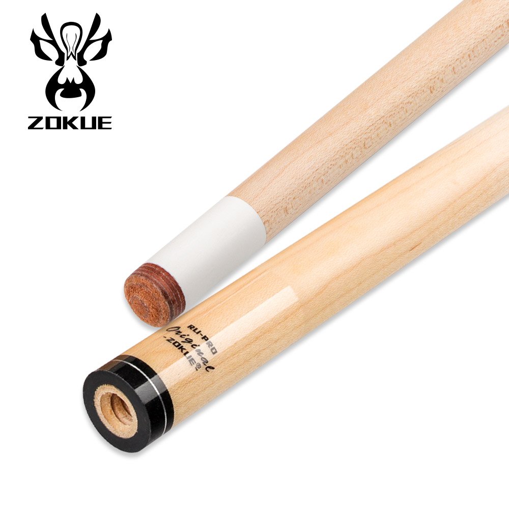 ZOKUE Russian Billiard Cue 160cm 12.75mm Radial Pin Billiard Cue Stick Featured Canadian Hard Maple Pool Cue Stick
