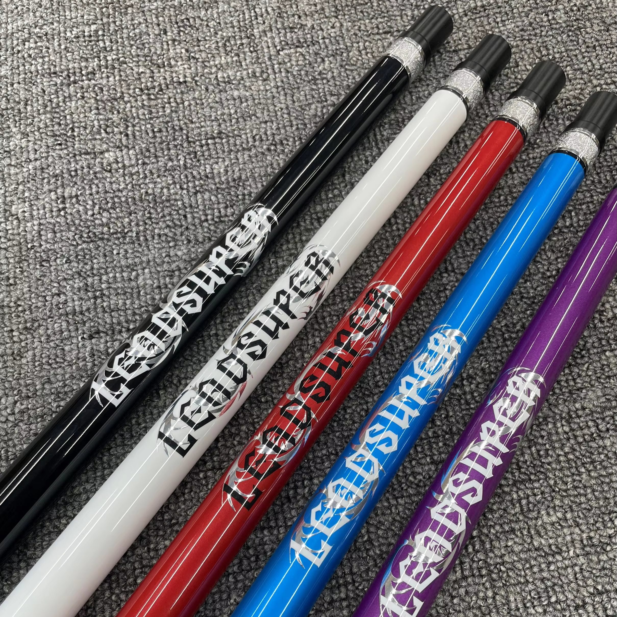 Leadsuper P14 Superior Real Carbon Fiber Shaft With12.5mm Tip and Uni-loc Joint 1/2 Billiard Pool Cue with Joint Protector