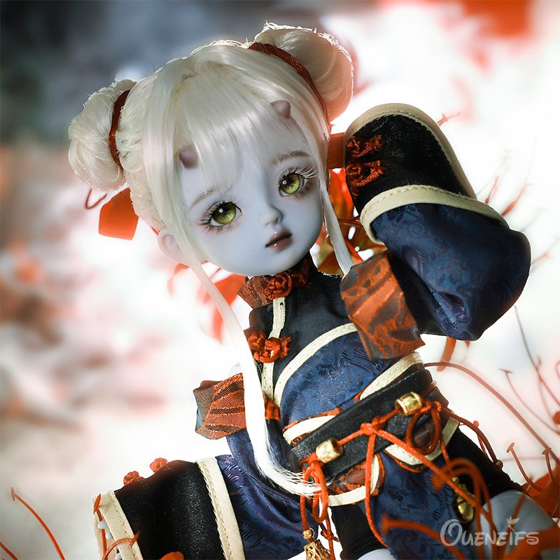 BJD Doll 1/6 Yuki Daisy Body Dark Corpse Cheongsam Goblin Fullset Surprise Dolls Anime Blythe Polly Pocket Elf
