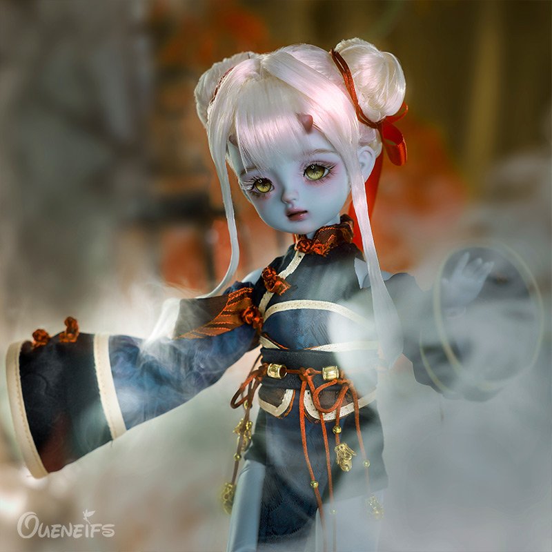 BJD Doll 1/6 Yuki Daisy Body Dark Corpse Cheongsam Goblin Fullset Surprise Dolls Anime Blythe Polly Pocket Elf