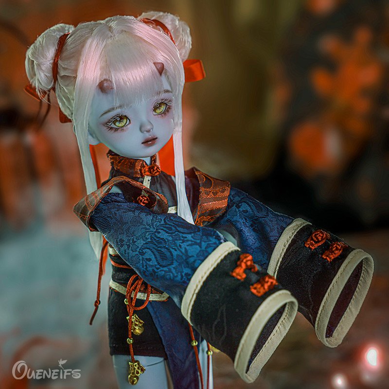 BJD Doll 1/6 Yuki Daisy Body Dark Corpse Cheongsam Goblin Fullset Surprise Dolls Anime Blythe Polly Pocket Elf