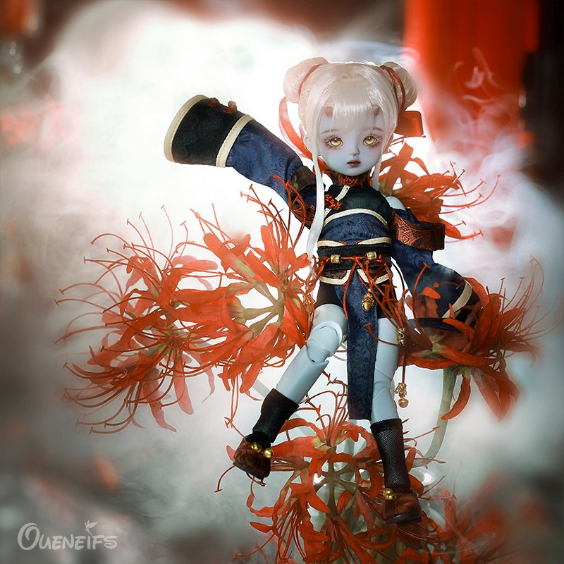 BJD Doll 1/6 Yuki Daisy Body Dark Corpse Cheongsam Goblin Fullset Surprise Dolls Anime Blythe Polly Pocket Elf