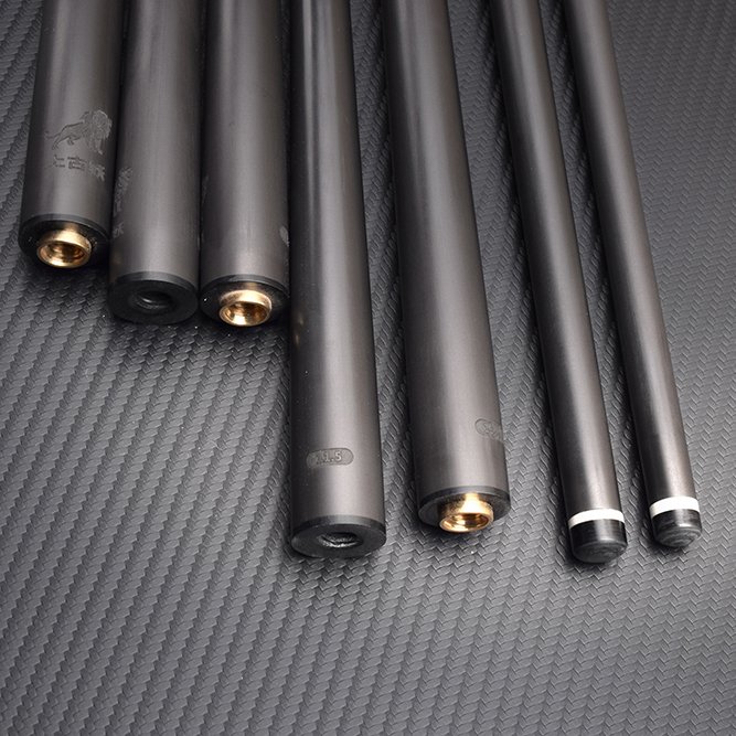 Best ultra Low Deflection 3/8-10 5/16-14 5/16-18 Real Carbon Fiber Pool Cue Shaft