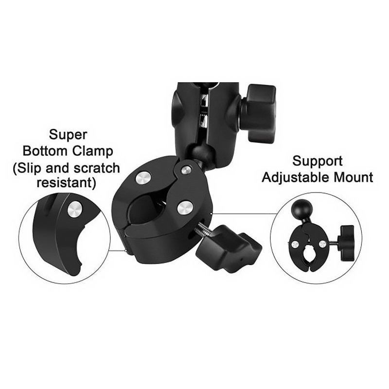 Takenoken Super Clamp 25mm Ball Head Socket Arm Holder Phone Holder Mounting Base for Motorcycle Handlebar Camera Accessories