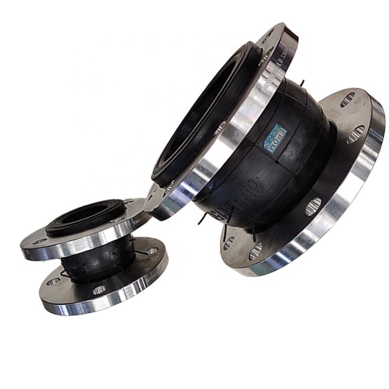 Carbon Steel Galvanized Flange Rubber Flexible Joint EPDM/NR/NBR/IIR Single Arch Rubber Joint