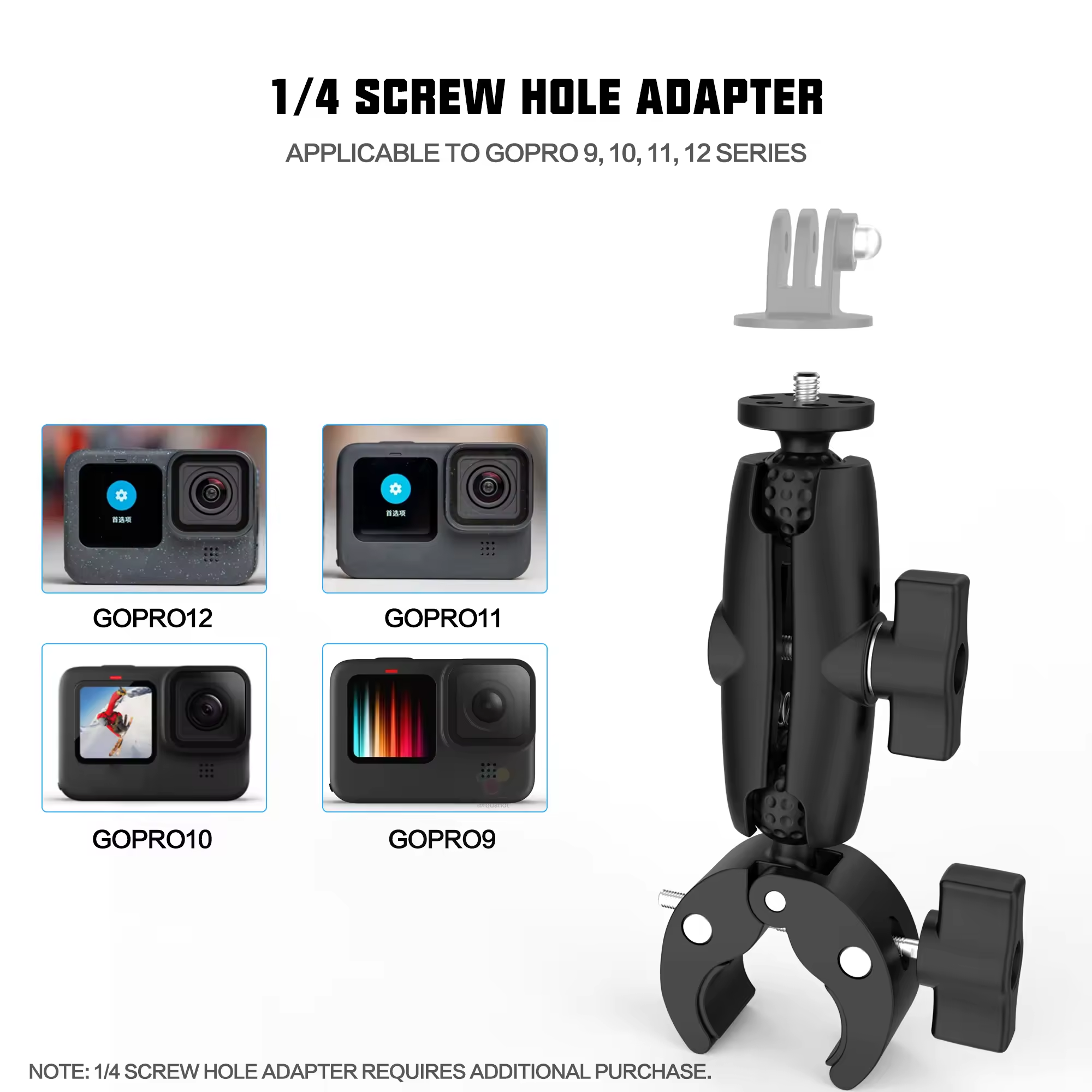 Super Clamp Camera Clamp Mount Monitor 360 Ball Head Magic Arm Double Ball Head Adapter for Canon Nikon DSLR Camera