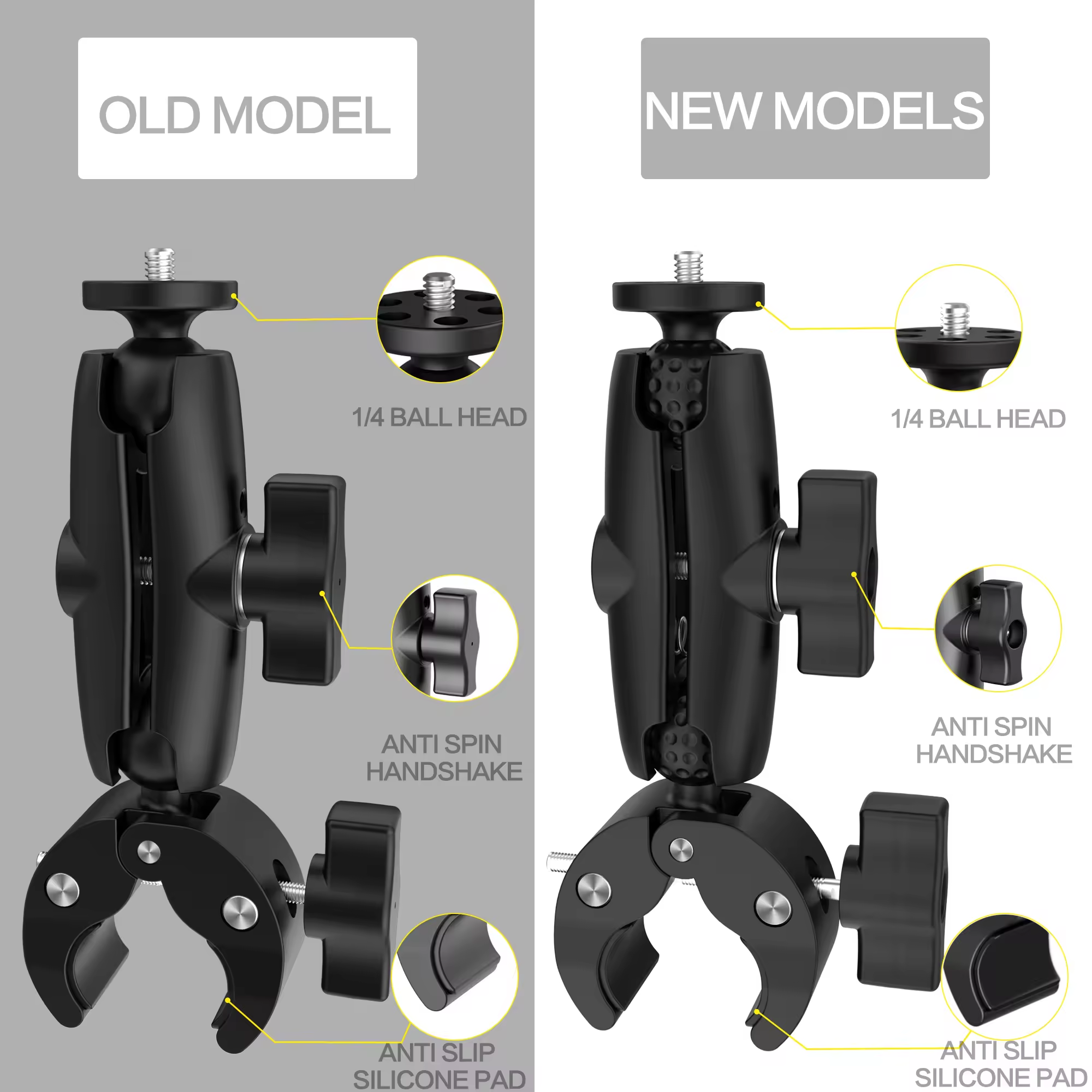 Super Clamp Camera Clamp Mount Monitor 360 Ball Head Magic Arm Double Ball Head Adapter for Canon Nikon DSLR Camera