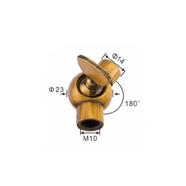 High Quality Swivel Joint Rotary Swivel Ball Joint Metal Swivel Joint Use for Lamp