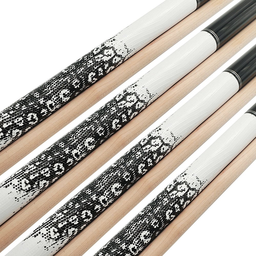 Xmlinco Billiard Pool Cue High Technology Lizard Skin Real Leather Warp Maple Cork Filing Shaft 12.8mm TipSize