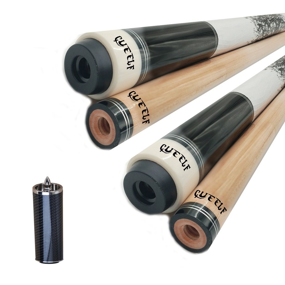 Xmlinco Billiard Pool Cue High Technology Lizard Skin Real Leather Warp Maple Cork Filing Shaft 12.8mm TipSize