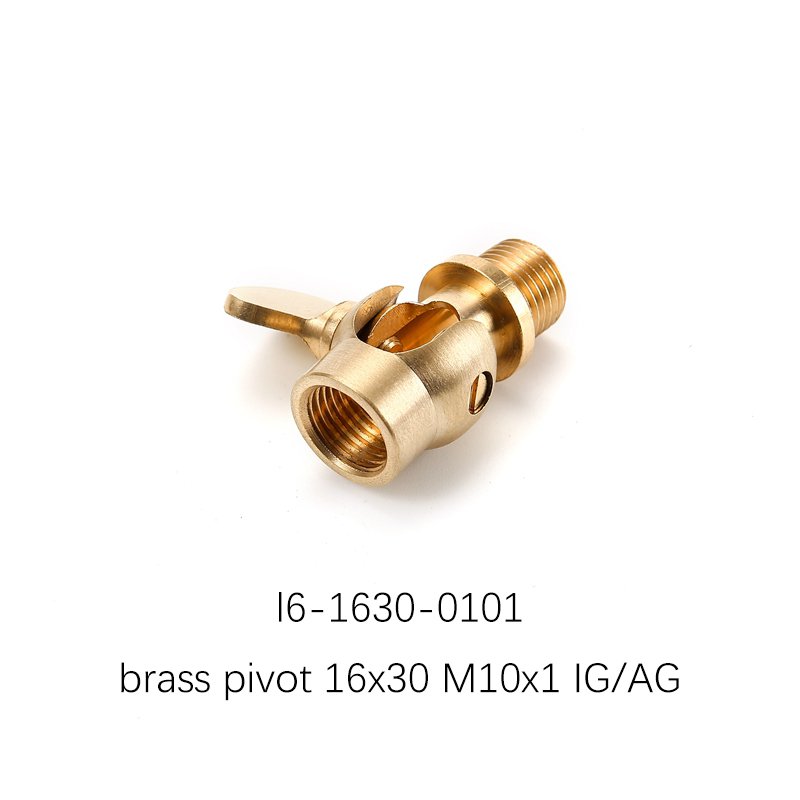 Factory Price Good Brass Swivel Lamp Joint Brass ball joint M10