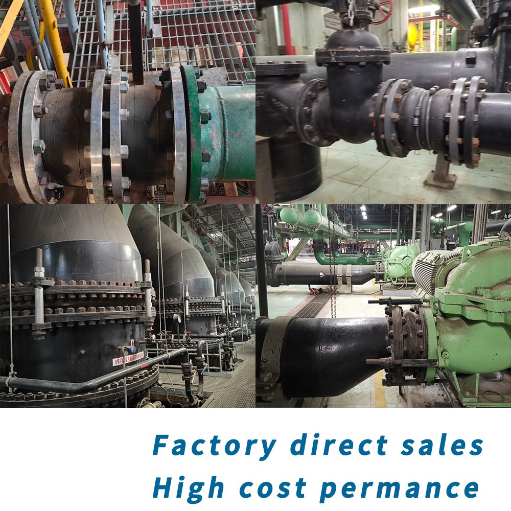 Factory Price Soft Connection Galvanized Union Type Rubber Expansion Flexible Joints
