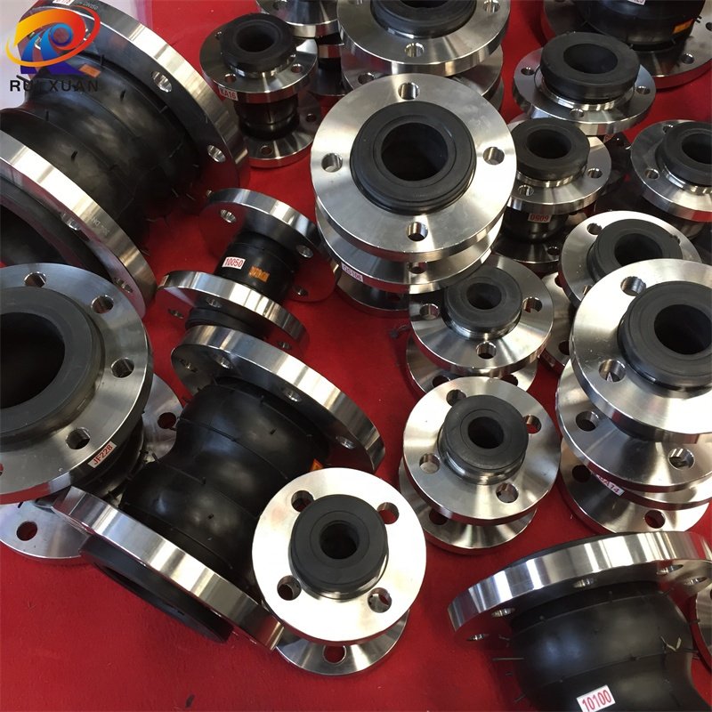 DOUBLE CARBON STEEL FLANGE Trustworthy Manufacture Factory Direct Sale Double Ball Rubber Expansion Joint