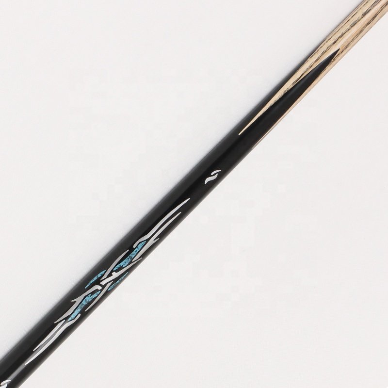 TQG-JX-031 Dyed with 10mm Tip Steel Joint and Water Benchmark Single Tube Best-Selling 57-Inch Snooker Cue Stick White Wax Wood