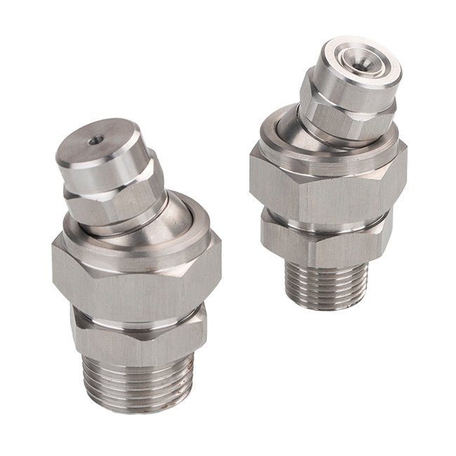 Stainless Steel Adjustable Swivel Nozzle Universal Seat Metal Ball Nozzle Accessories