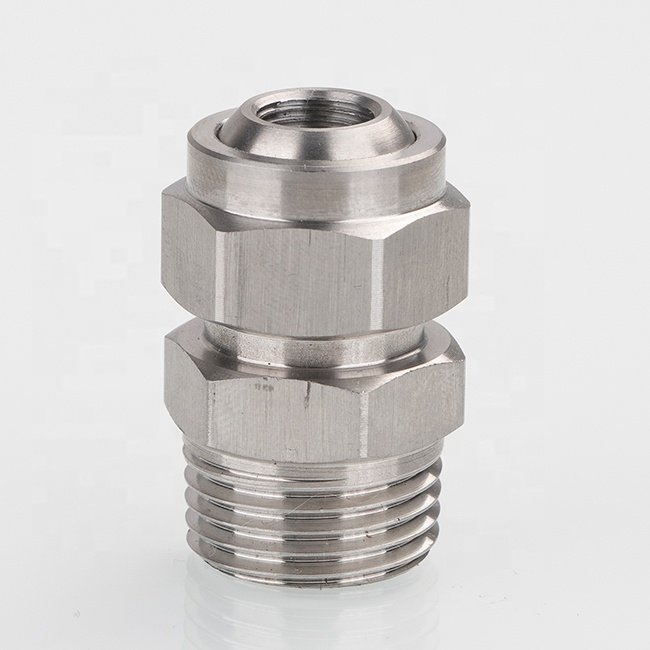 Stainless Steel Adjustable Swivel Nozzle Universal Seat Metal Ball Nozzle Accessories