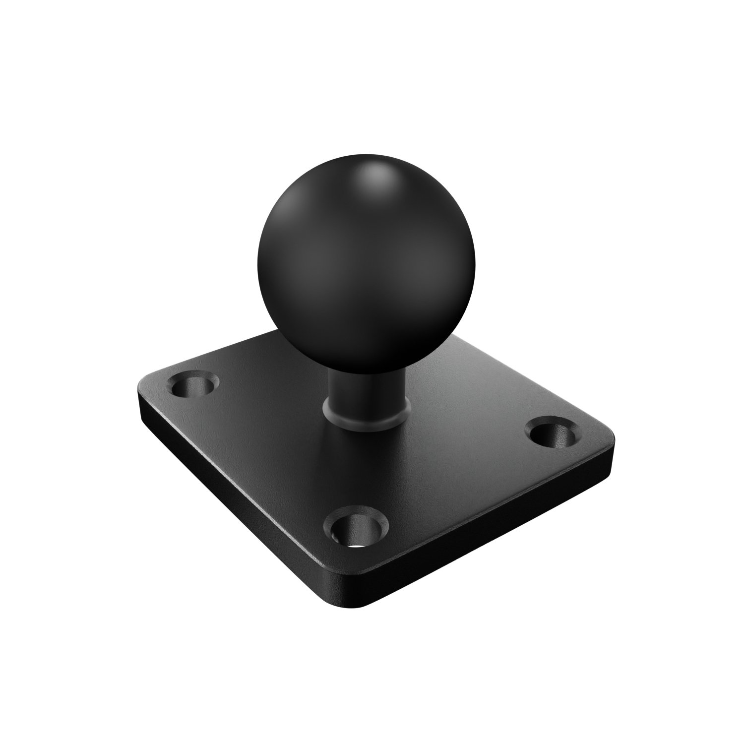 1inch Ball Head Mount 25mm Ball Square Ball Base Motorcycle GPS Bracket Aluminum Equipment Holder AMPS Base Truck/Car Use