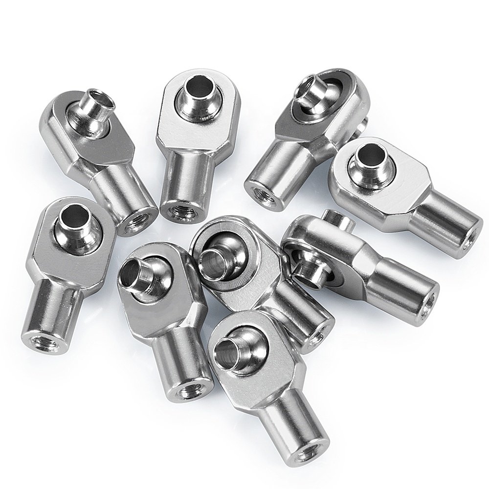 10pcs M3 Metal Link Rod End Ball Joint Ball Head for 1/10 Slash 4x4 Telluride RC Crawler Car