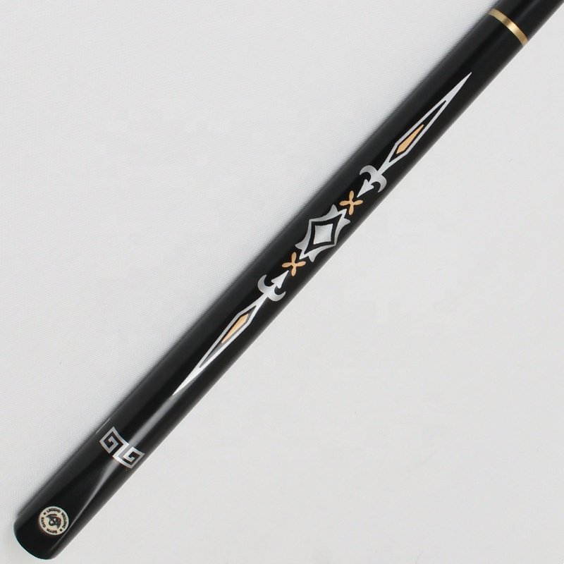 TQG-JX-033 Best-Selling 57-Inch Snooker Cue 3/4 Ash Billiard Cue 10mm Cue Tip White Wax Wood Dye Ebony Butt Water Benchmark