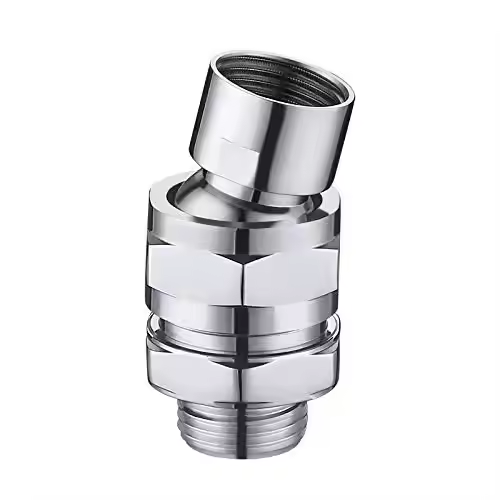 Adjustable Shower Head Arm Connector Shower Head Swivel Ball Brass Ball Joint Adapter for Shower Head