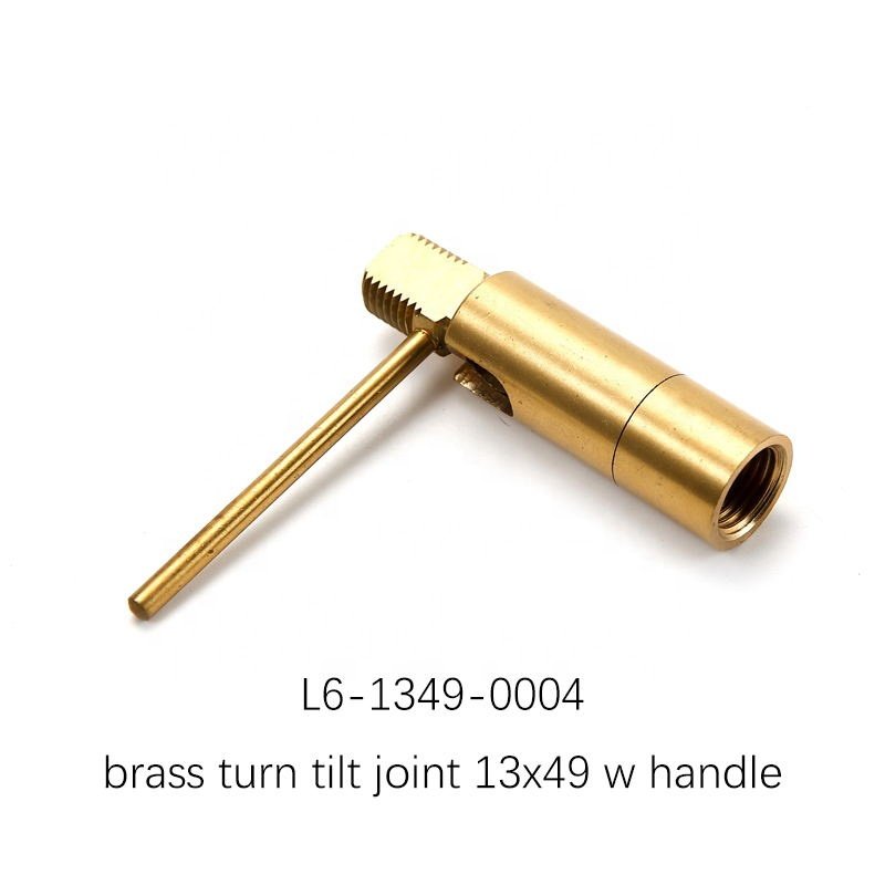 Popular Used Brass Lighting Swivel Joint Brass Pivot for Lamp Adjustable Joint