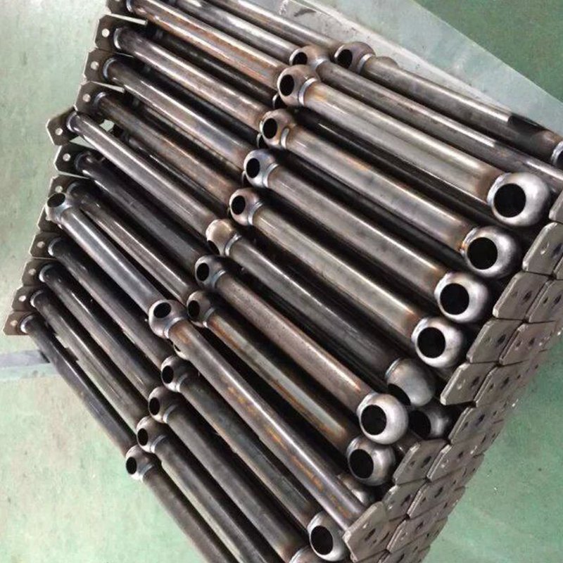 Modern Design Outdoor Metal Ball-Joint Stanchions for Platforms Stairs & Railings for Villas Hotels Apartments Courtyards Parks