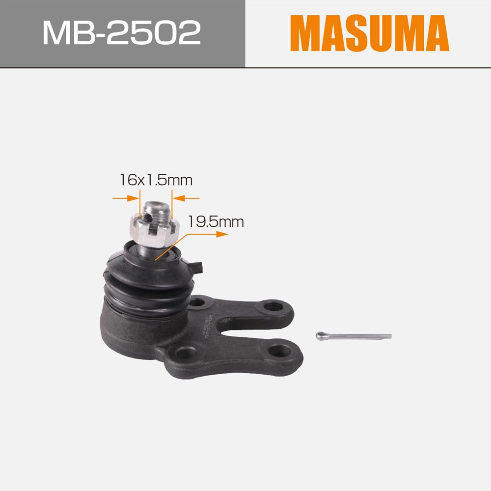 MB-2502 MASUMA Auto Suspension Systems Parts Ball Joint 43330-29175 43330-0B020 43330-29115 43330-29175 for TOYOTA DELIBOY