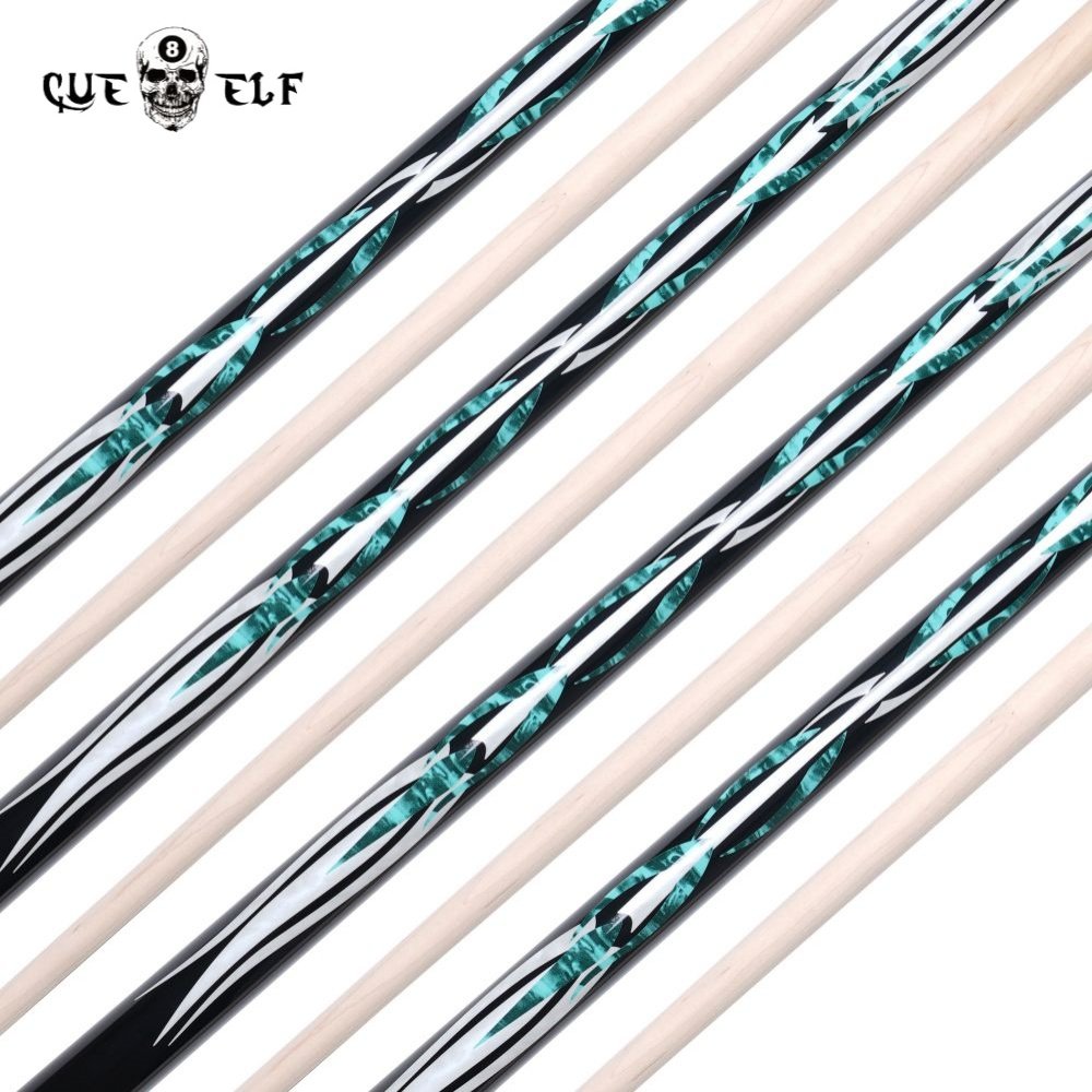 CUEELF High Quality Sticker Maple Wood Carom Cue Economic Firm Pool Cue 12mm Tip Size 142CM