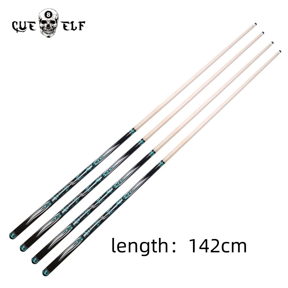 CUEELF High Quality Sticker Maple Wood Carom Cue Economic Firm Pool Cue 12mm Tip Size 142CM