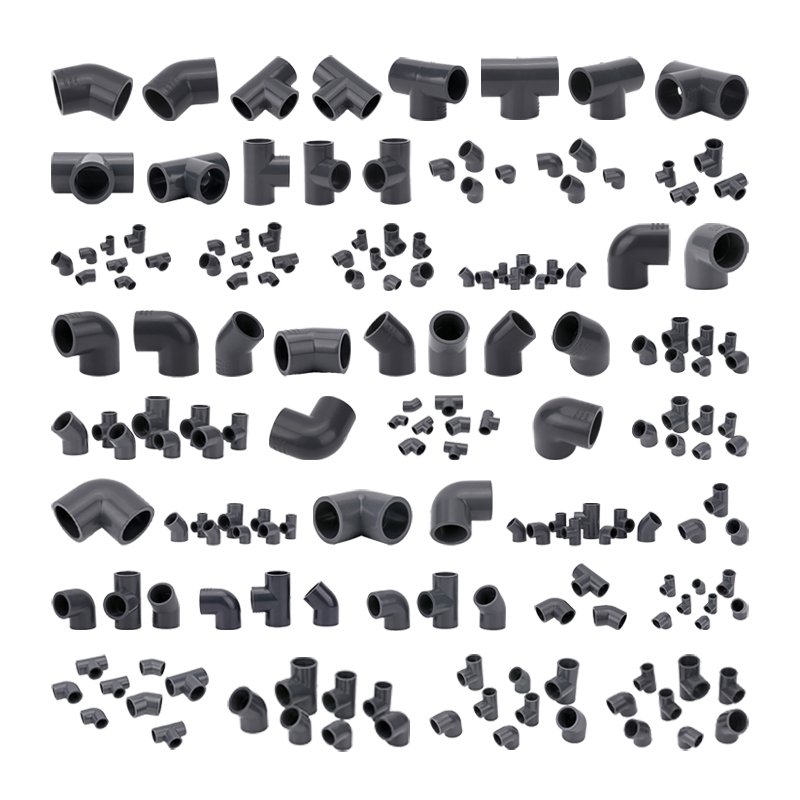 IFAN Factory Price GB PVC Water Supply Fittings 20-110MM Plumbing Materials Glue Connect PN16 UPVC Pipe Fittings