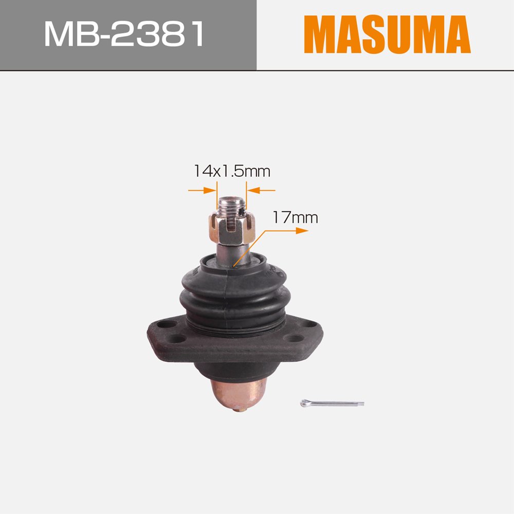 MB-2381 MASUMA Auto Suspension Systems Chassis Parts Ball Joint 43350-29036 43350-29035 43350-29076 for TOYOTA DELIBOY