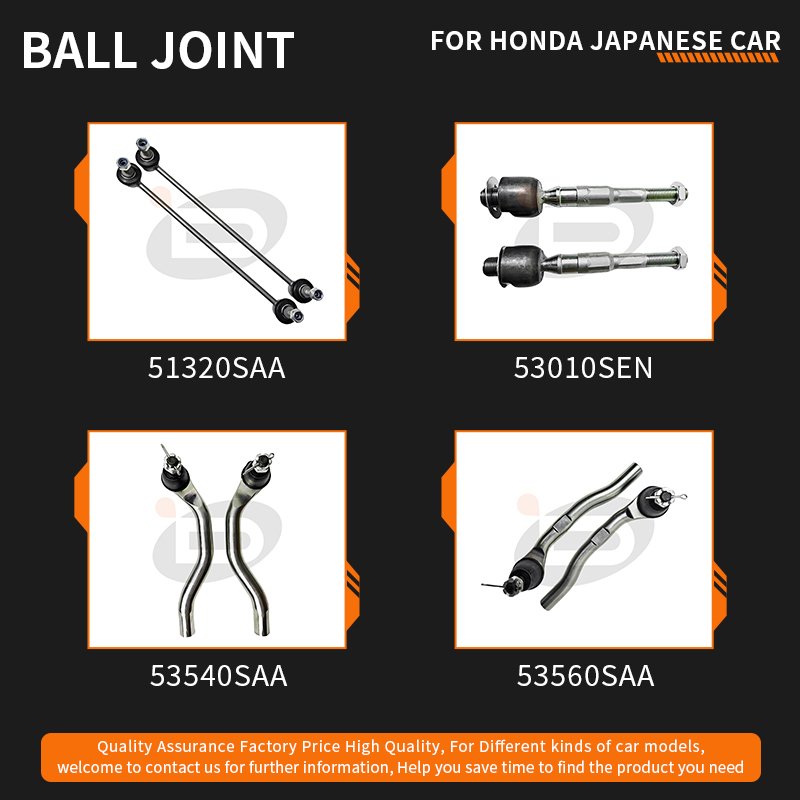 53560-SAA-003 CAR Front Steering Left Side Outer Tie Rod End Ball Joints for Honda EVERUS CITY FIT GD1 GD3 GD6 GD8 G11 G12 S1