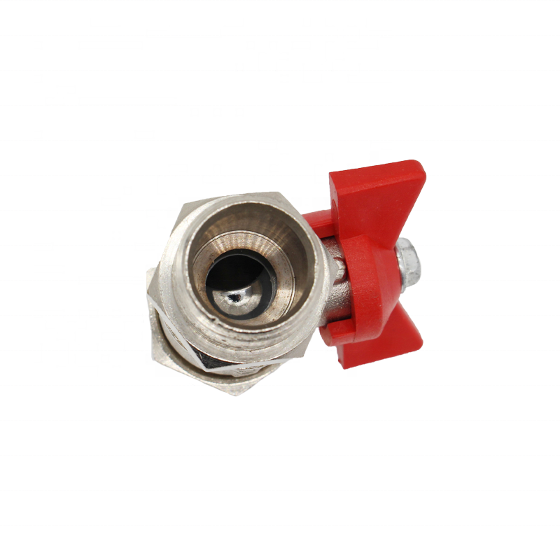 Green Rain Valves 1/2" Brass Ball Valve with Screw Joint, PTFE-NBR and Butterfly Handle