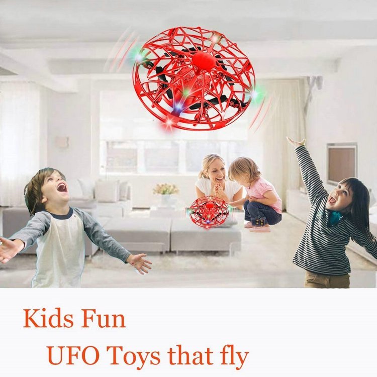 Dimdu Induction Aircraft Anti-collision Hand Ball Flying Toys Gift Suspension Induction Children Flying Spinner Ball