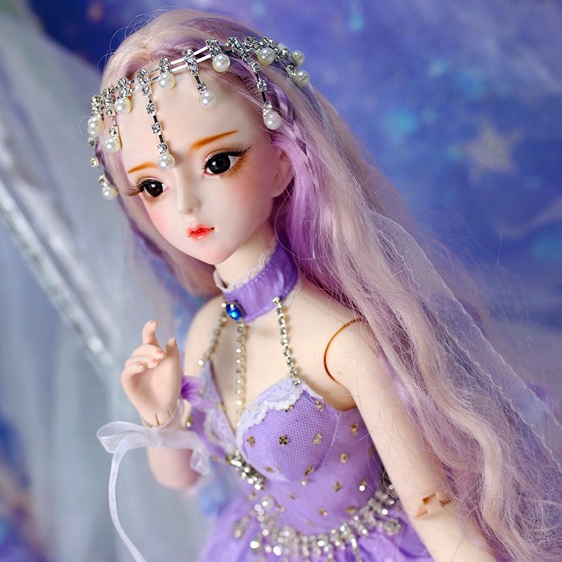 Dream Fairy 60cm 1/3 Bjd/sd Doll 34 Ball Jointed Body Doll Bjd Doris Doll Custom with Handmade Dress for Wholesale