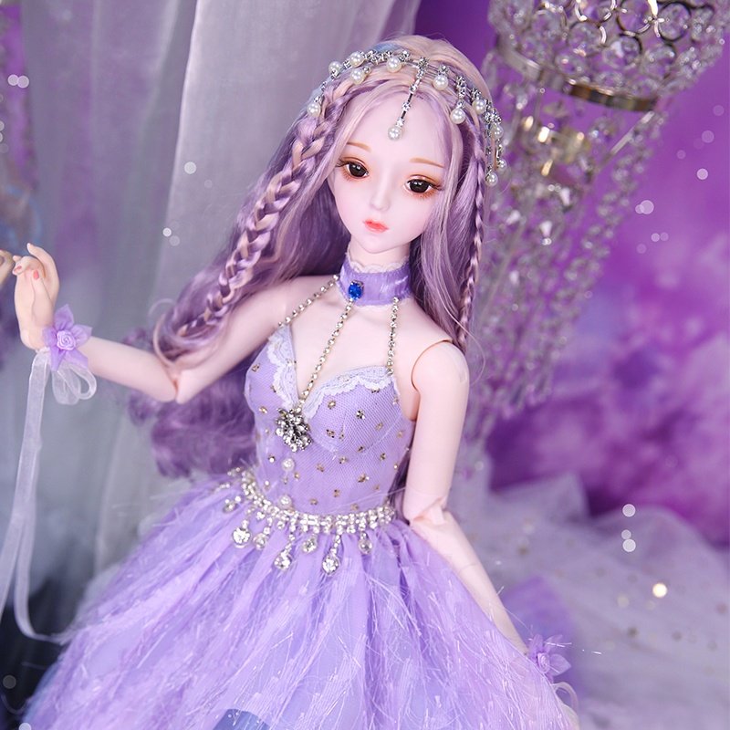 Dream Fairy 60cm 1/3 Bjd/sd Doll 34 Ball Jointed Body Doll Bjd Doris Doll Custom with Handmade Dress for Wholesale