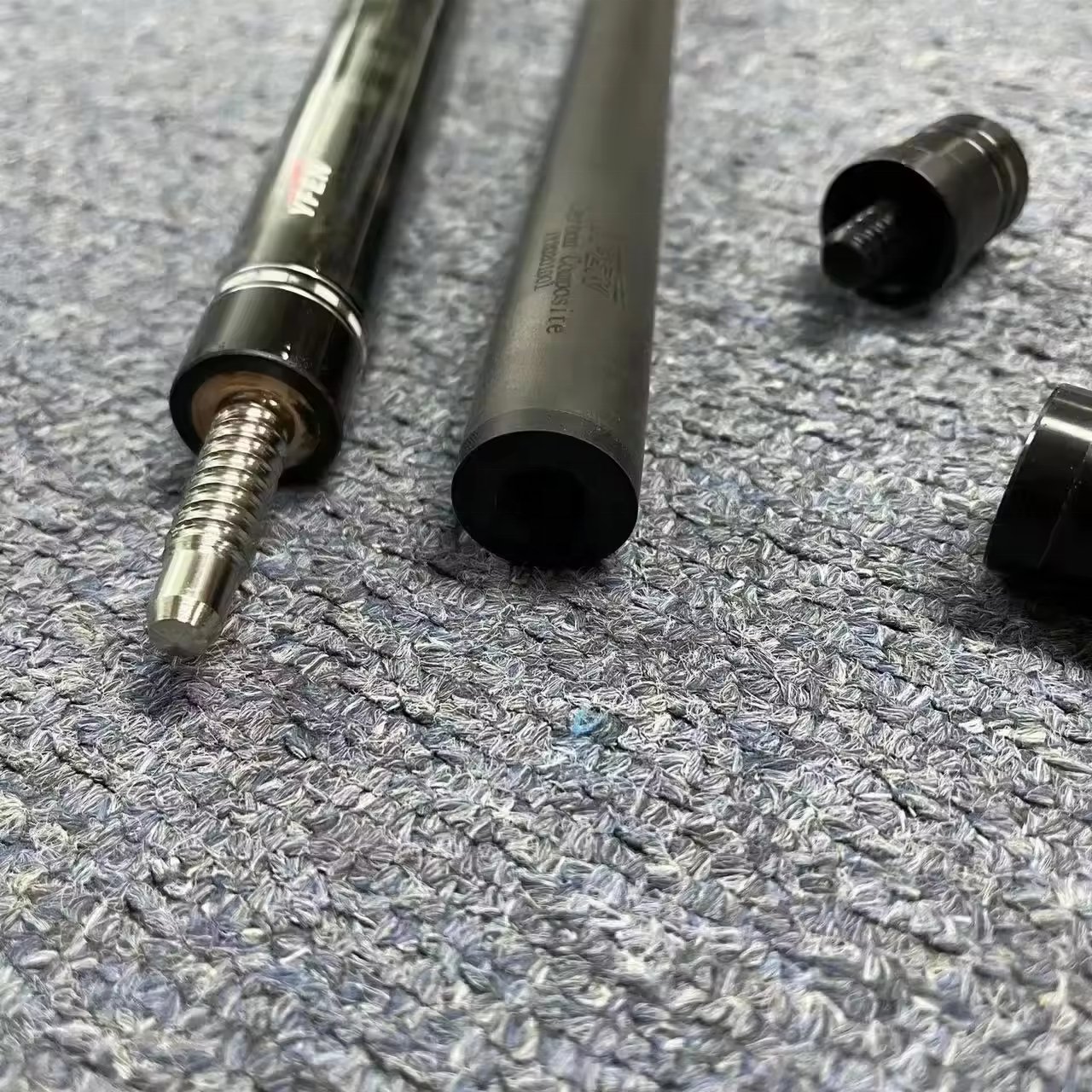 Premium M10 58" Yfen High-tec Carbon Fiber 11.5mm 12.5mm 1/2 Billiard Pool Cue With Extension