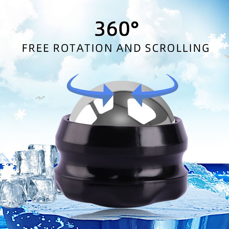 Cryo Massage Ball 2024 Stainless Steel OEM Ice Cold Ball Leg Neck Back Massager Roller Ball Cold Therapy Ice Roller Massage Tool