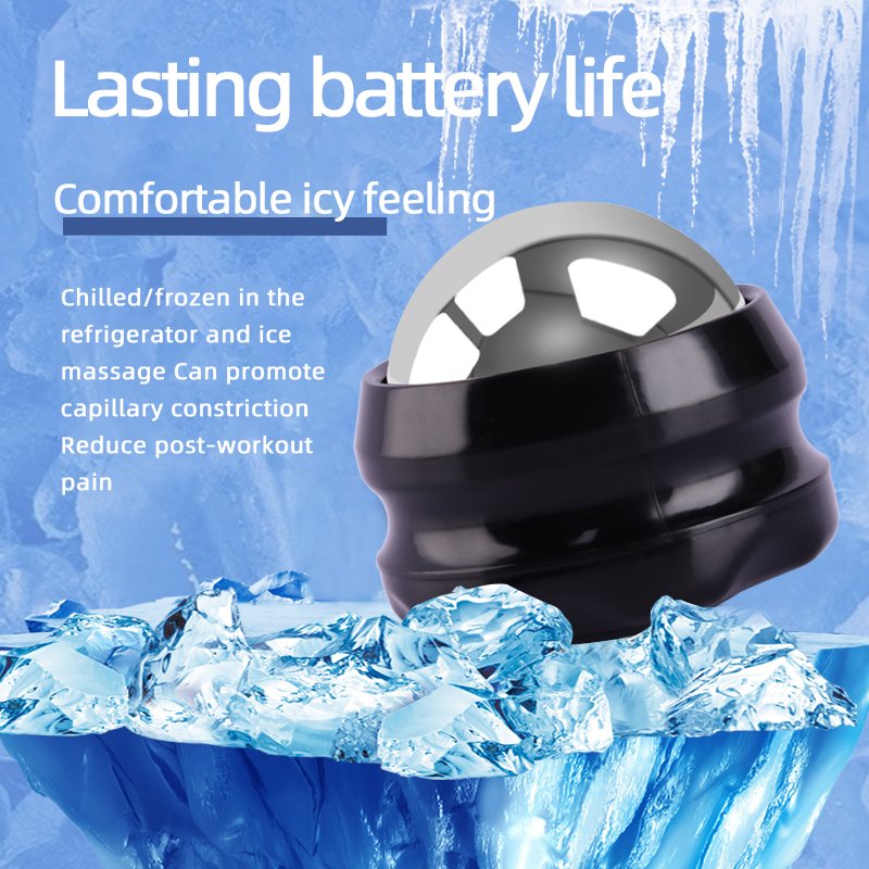 Cryo Massage Ball 2024 Stainless Steel OEM Ice Cold Ball Leg Neck Back Massager Roller Ball Cold Therapy Ice Roller Massage Tool