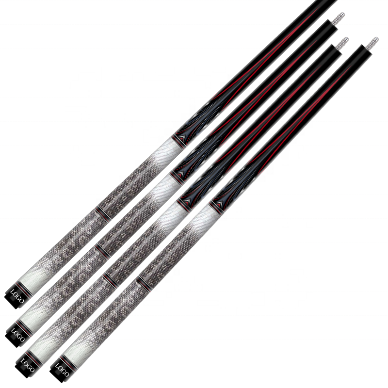 TQG-LC-C06 Billiards Cue 1/2 Split 12..5mm Maple Butt with Multiple Snooker Joint and Marking Carbon Fiber Pool Cue