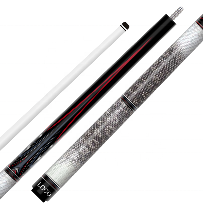 TQG-LC-C06 Billiards Cue 1/2 Split 12..5mm Maple Butt with Multiple Snooker Joint and Marking Carbon Fiber Pool Cue