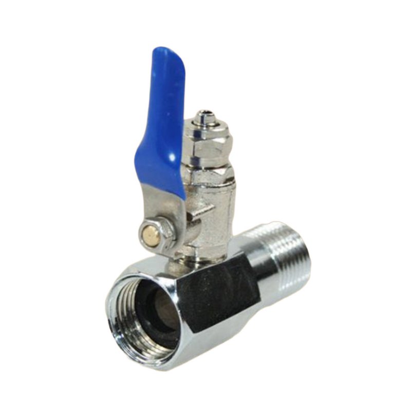 1/2'' to 1/4'' Valve Ball Valve Tee Connector Quick Connect RO Feed Water Adapter Valve