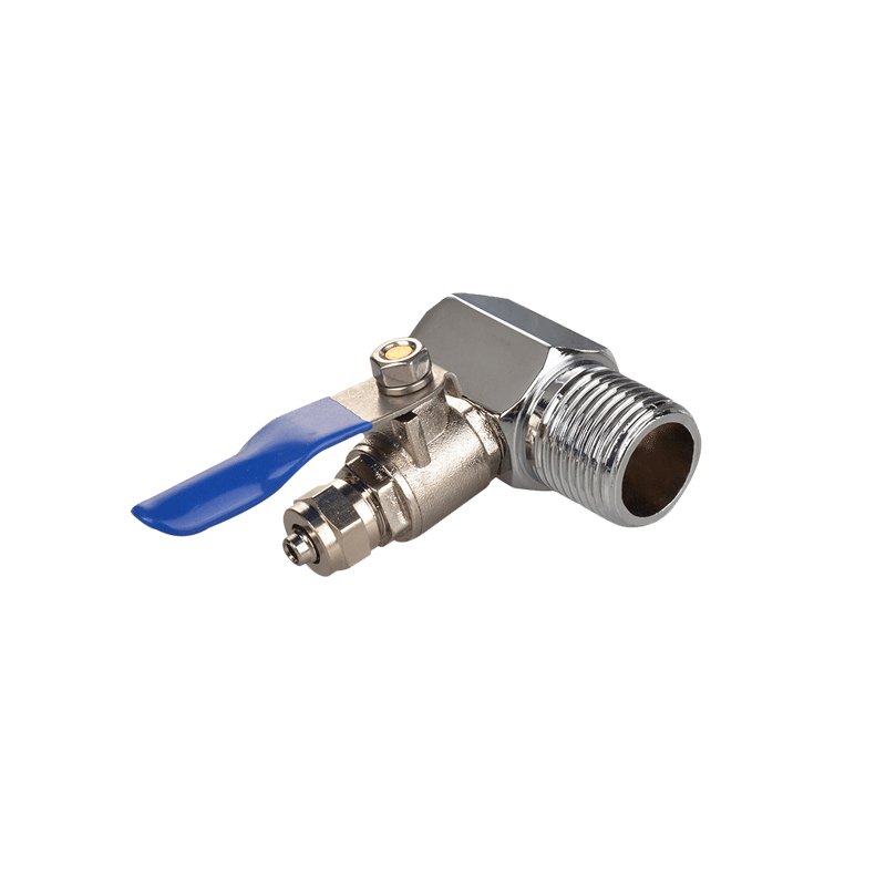 1/2'' to 1/4'' Valve Ball Valve Tee Connector Quick Connect RO Feed Water Adapter Valve